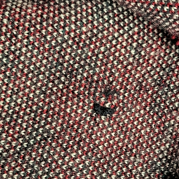 Vintage Talbots Christmas Plaid Cardigan Sweater with Holly Trim Size P - Picture 8 of 8